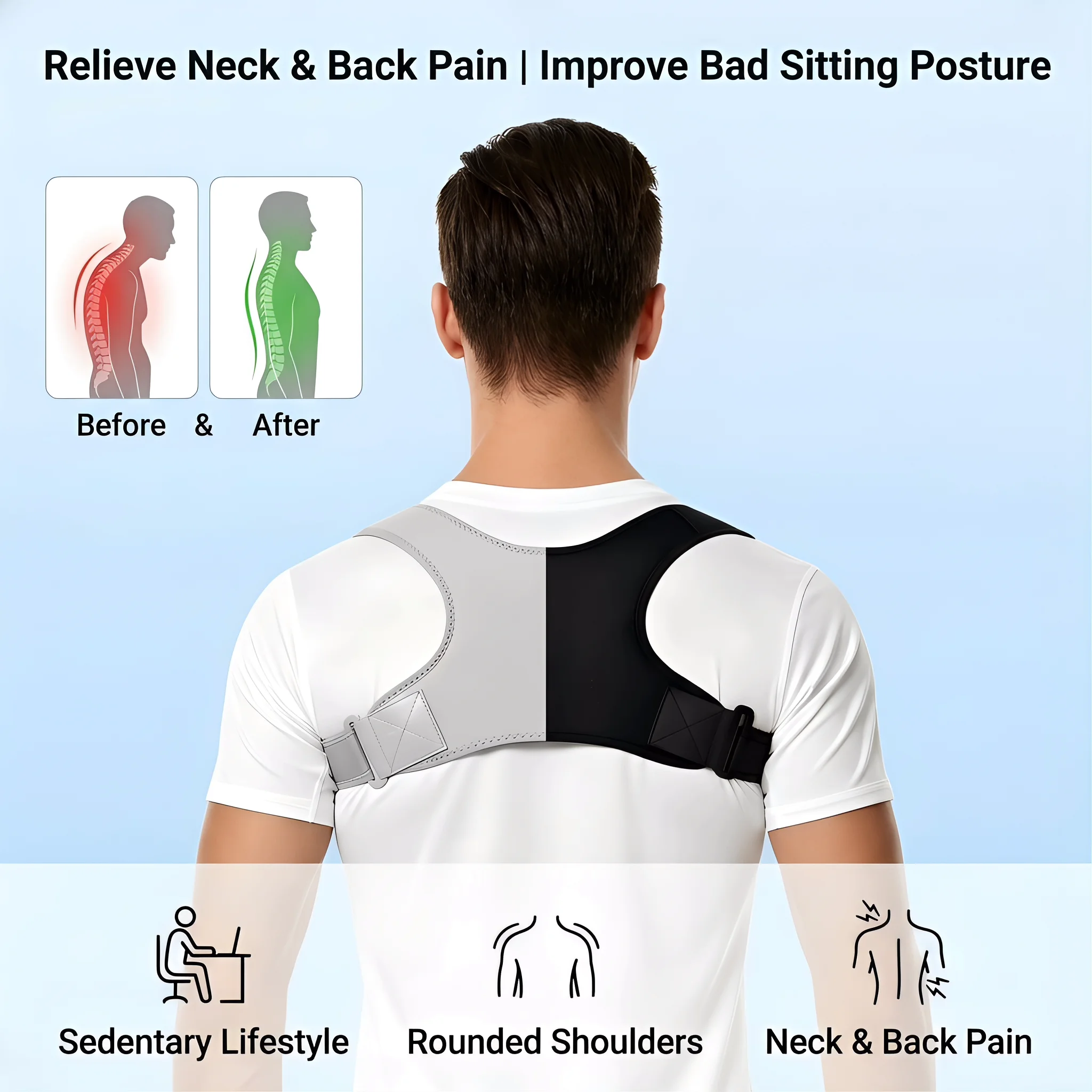 Corretor de Postura Invisível  - Posture Corrector Back avaliação e preço