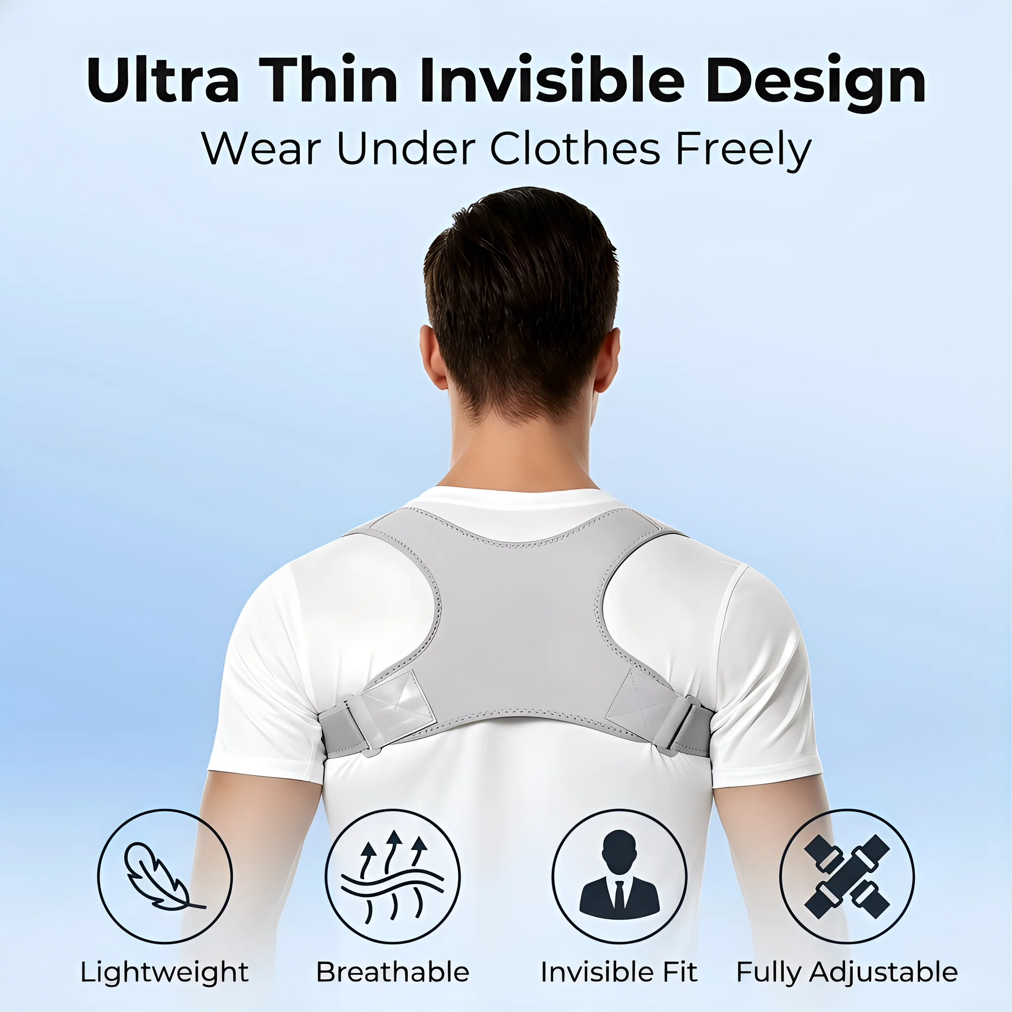 Corretor de Postura Invisível  - Posture Corrector Back avaliação e preço