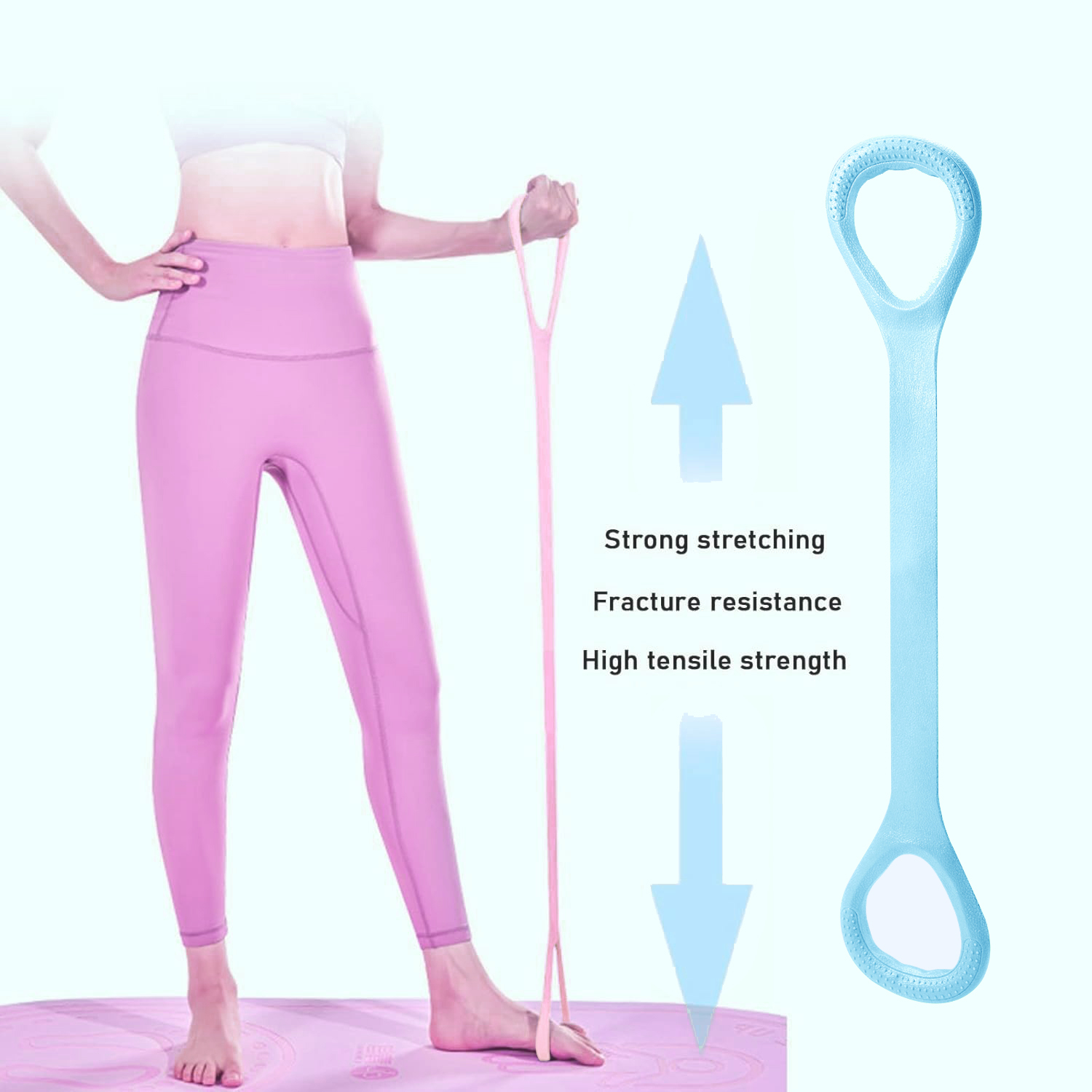 8 Faixas de Resistência para E - Yoga Fitness Resistance Band avaliação e preço