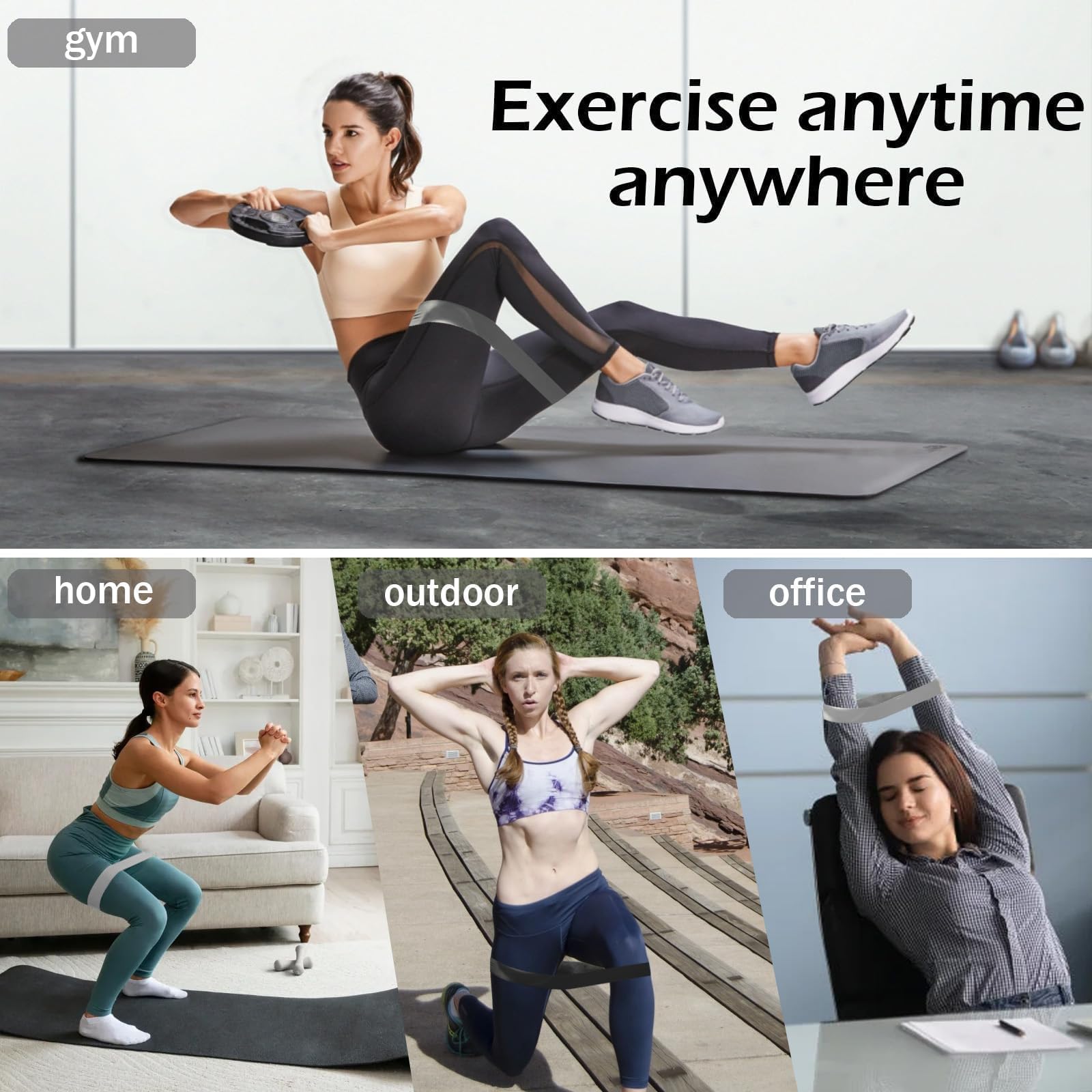 Anel de tensão de látex para i - Yoga Fitness Resistance Band avaliação e preço